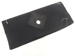 アンティーク　絽　喪服地着尺反物